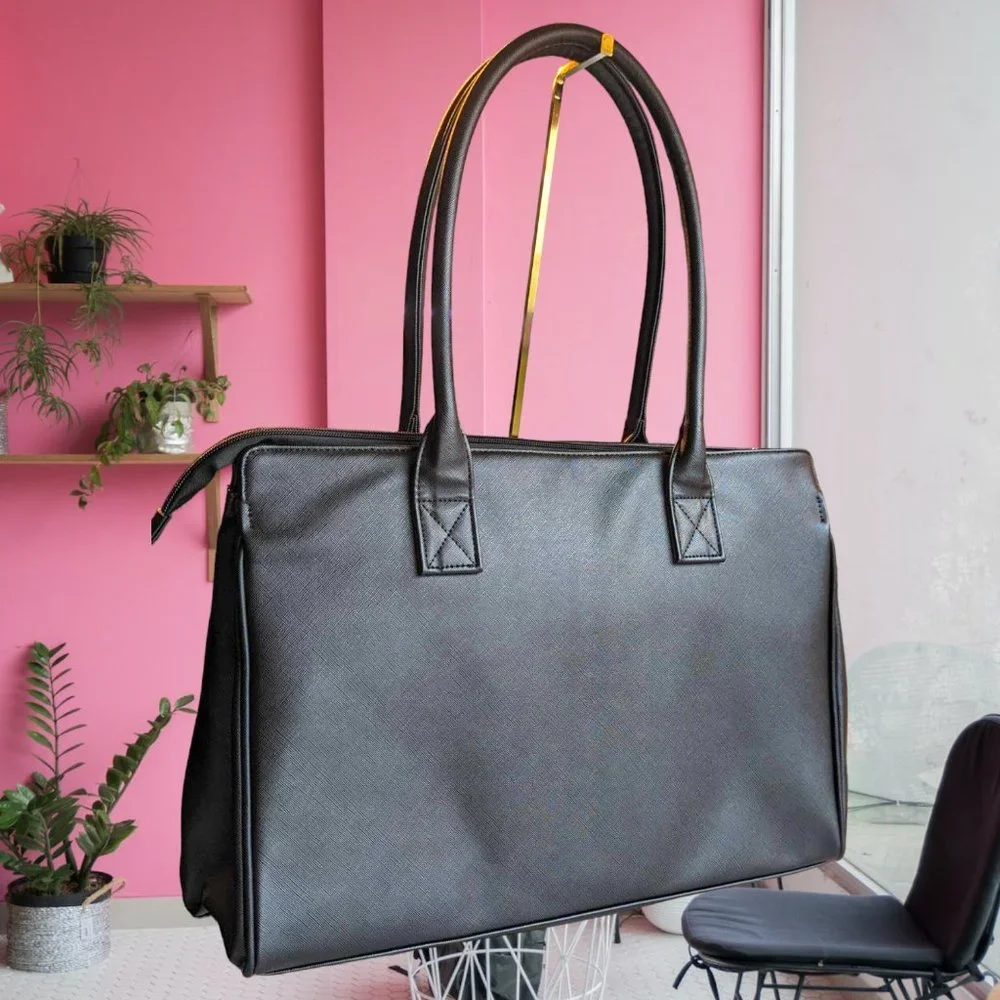 Mary Kay Exclusive Black Business Tote Floral Interior Limited - Picture 2 of 7